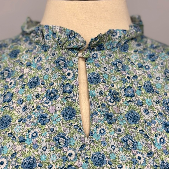 J Crew Liberty Fabric XS Amelie Floral Puff-sleeve Top Cottagecore Prairie - Picture 15 of 15